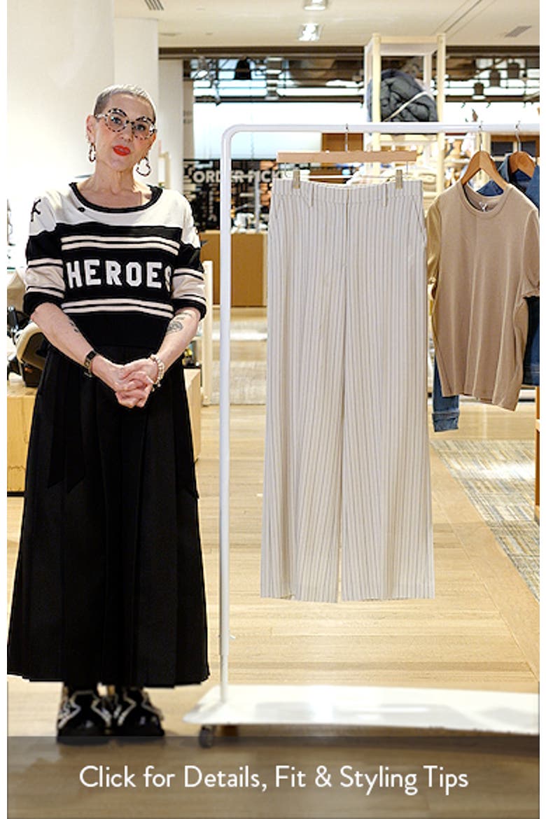 The Liliana Stripe Wide Leg Pants video