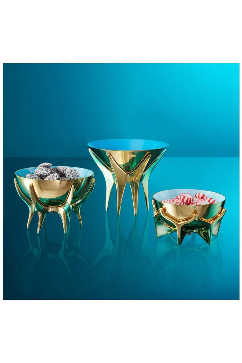 Oscar Bowl, Alternate, color, Gold / Blue