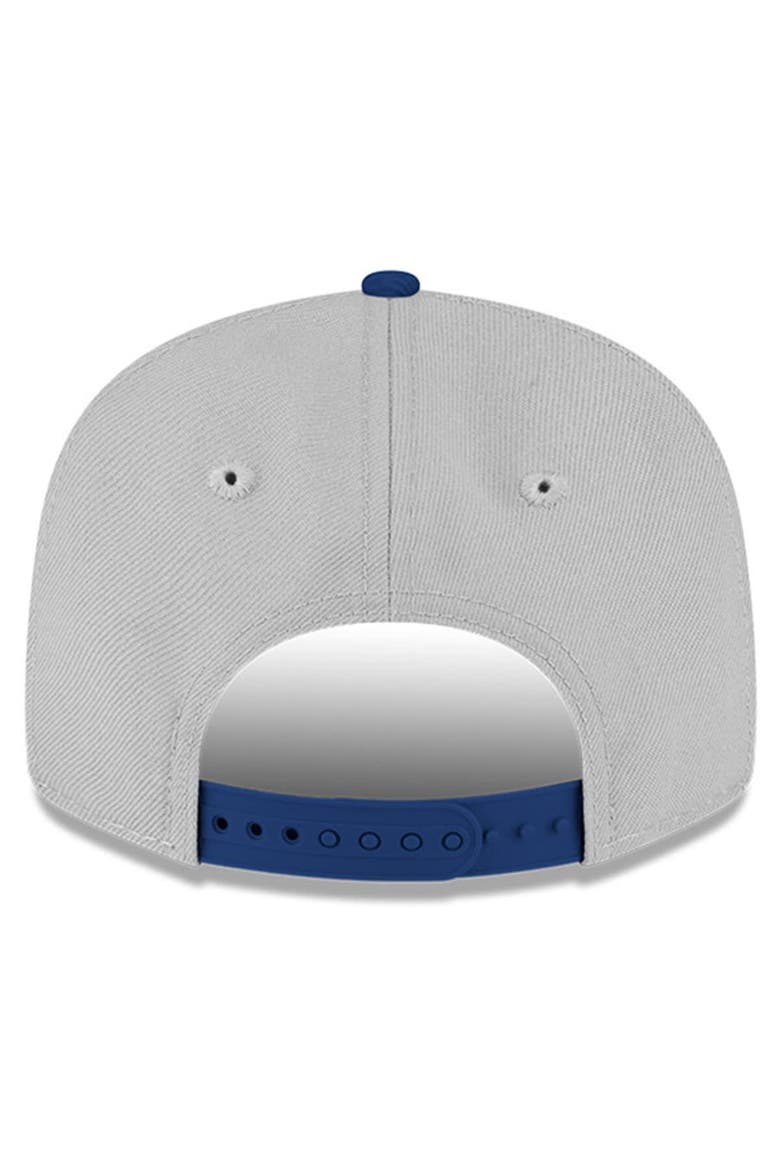 Men's New Era  Gray/Blue TRACKHOUSE RACING Graffiti 9FORTY Adjustable Hat, Alternate, color, Gray