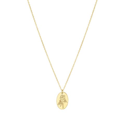 Louise Birth Flower Necklace