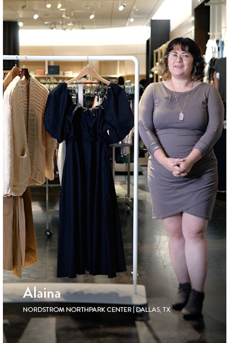 Rosabella Puff Sleeve Midi Dress video