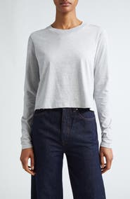 LOULOU DE SAISON Masal Long Sleeve Cotton T-Shirt