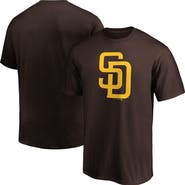PROFILE Men's Profile Brown San Diego Padres Big & Tall Primary Logo T-Shirt