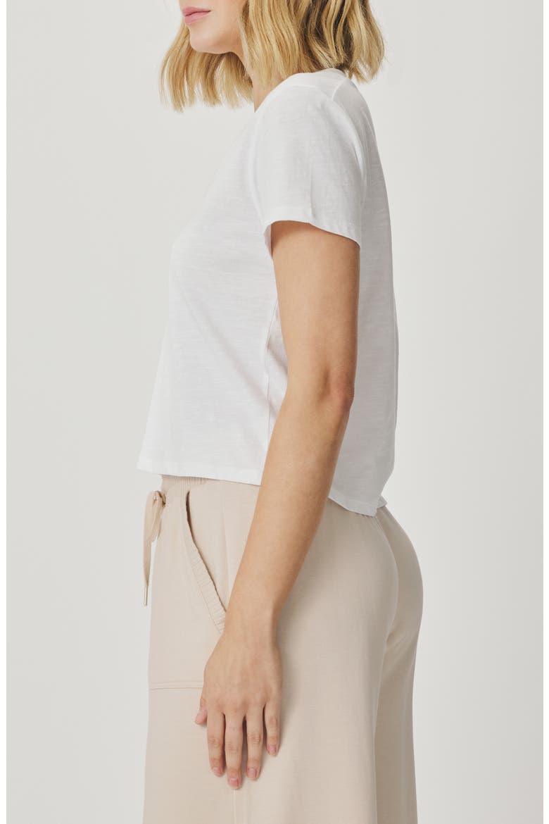 Louisa V-Neck T-Shirt, Alternate, color, WHITE