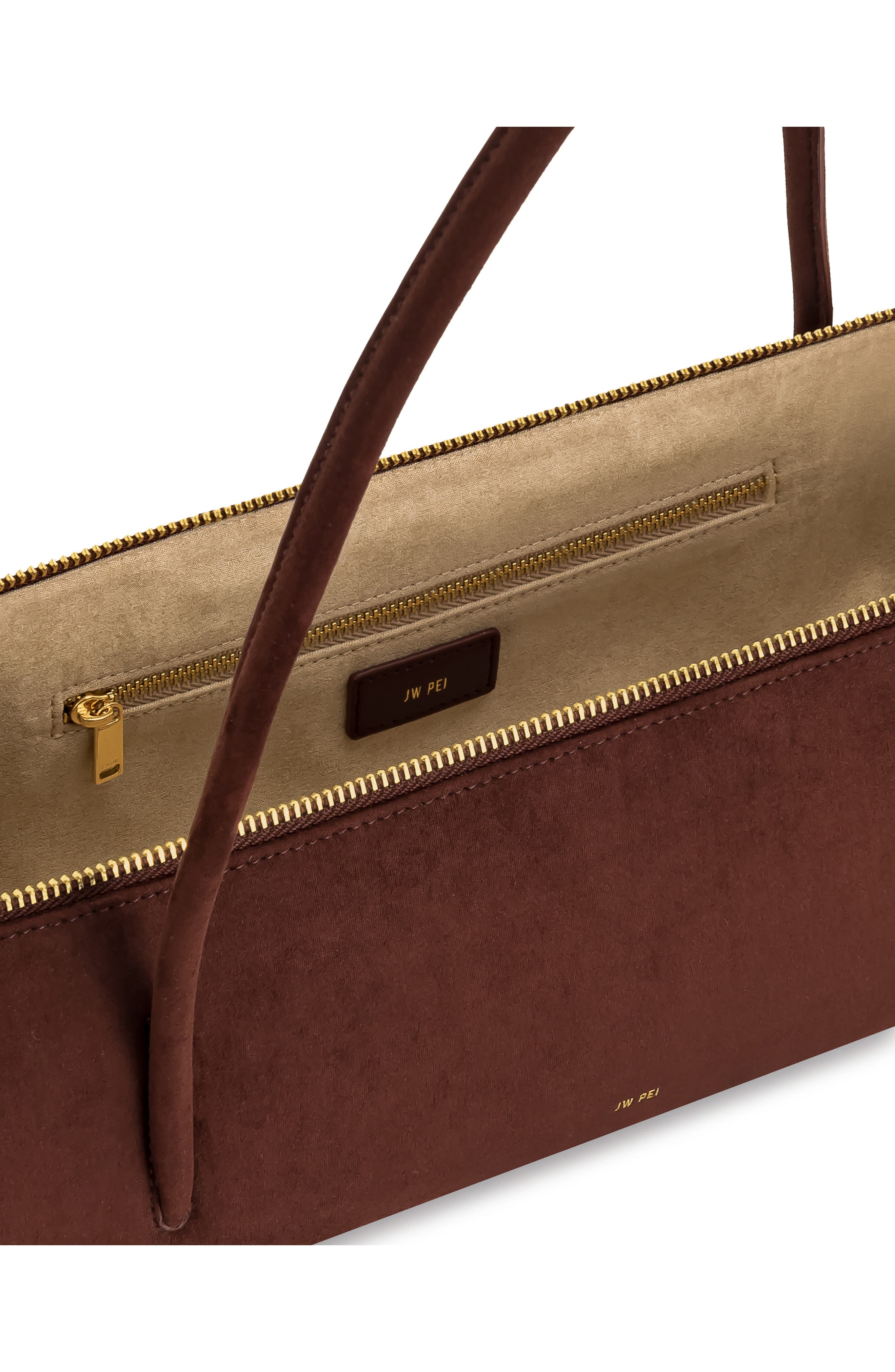 JW PEI Nova Baguette Shoulder Bag, Alternate, color, Brown