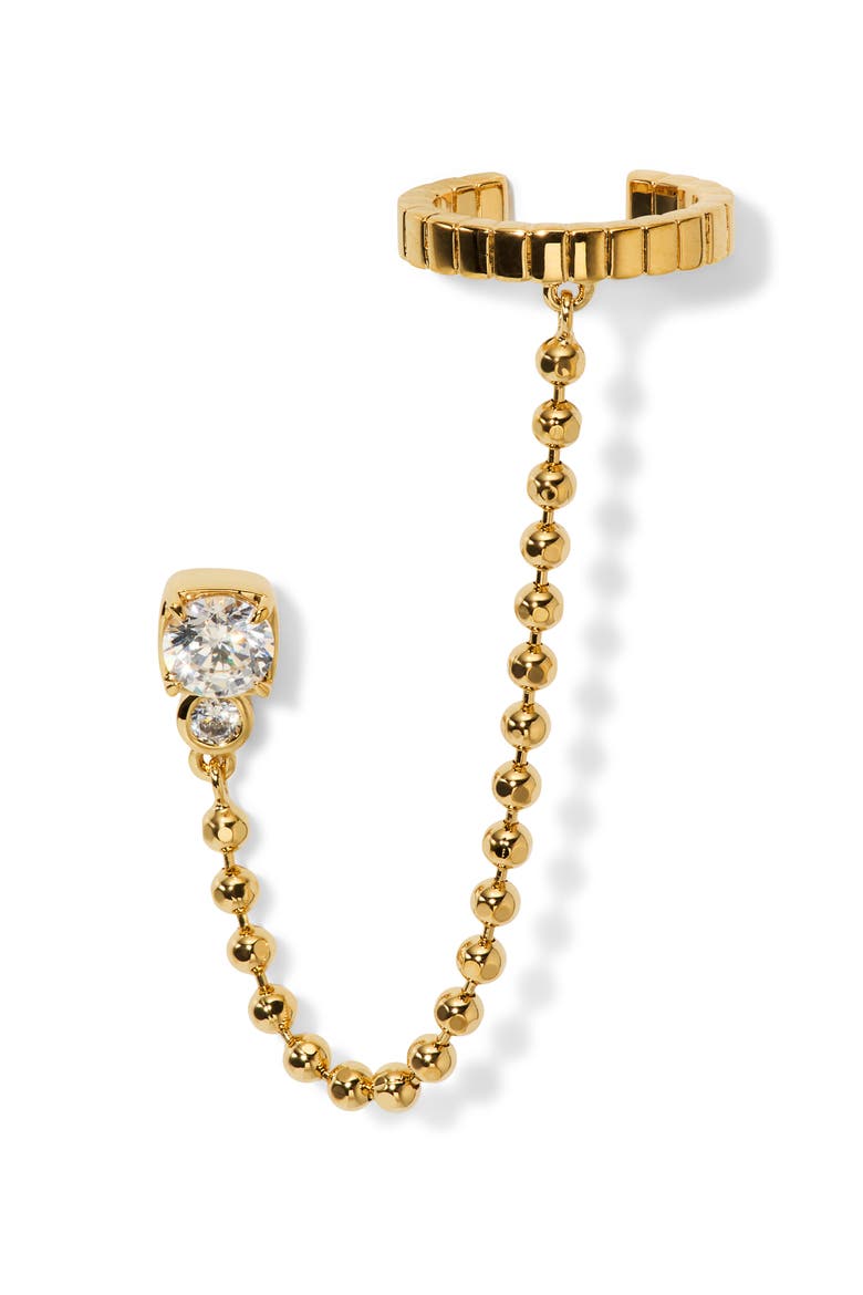Delancey Ear Cuff, Main, color, GOLD