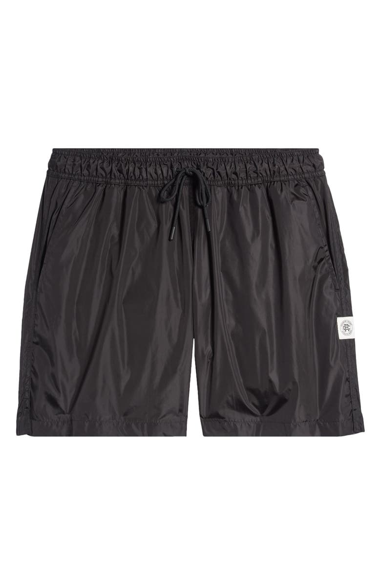 Reigning Champ Econyl Nylon Riptide 5-Inch Shorts, Alternate, color, Black