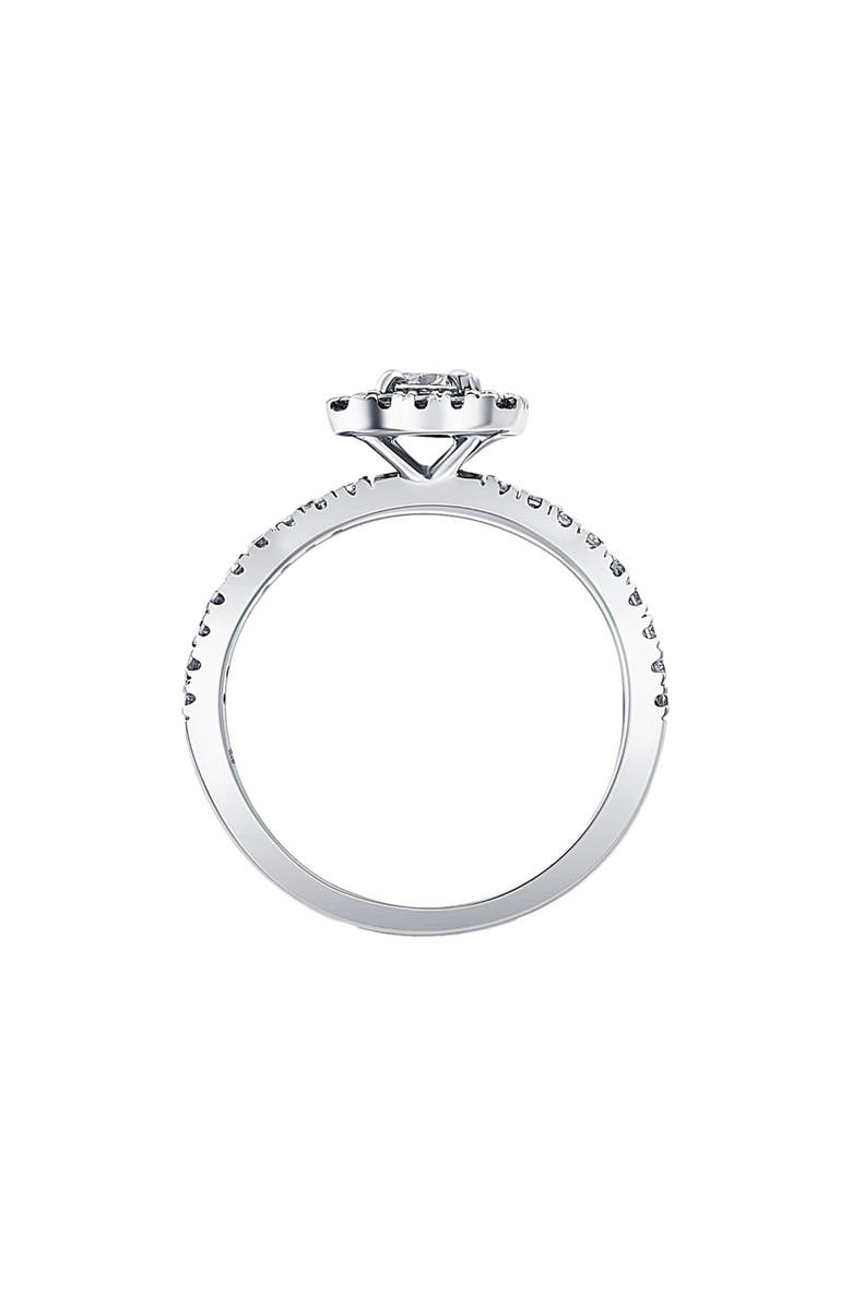 Bliss Diamond 1 Ct Diamond Cushion Halo Engagement Ring Lab Grown 14k Gold, Alternate, color, 