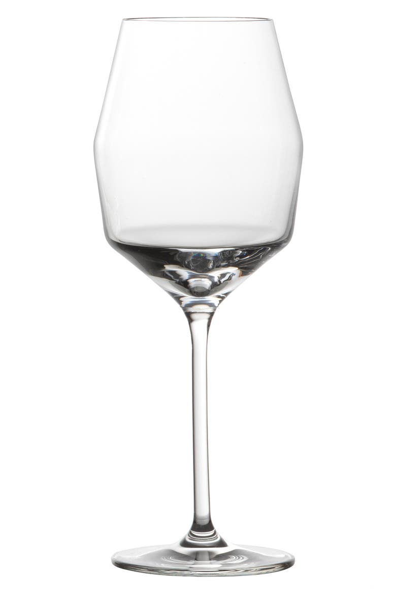 Gigi Set of 4 White Wine Glasses, Main, color, CLEAR