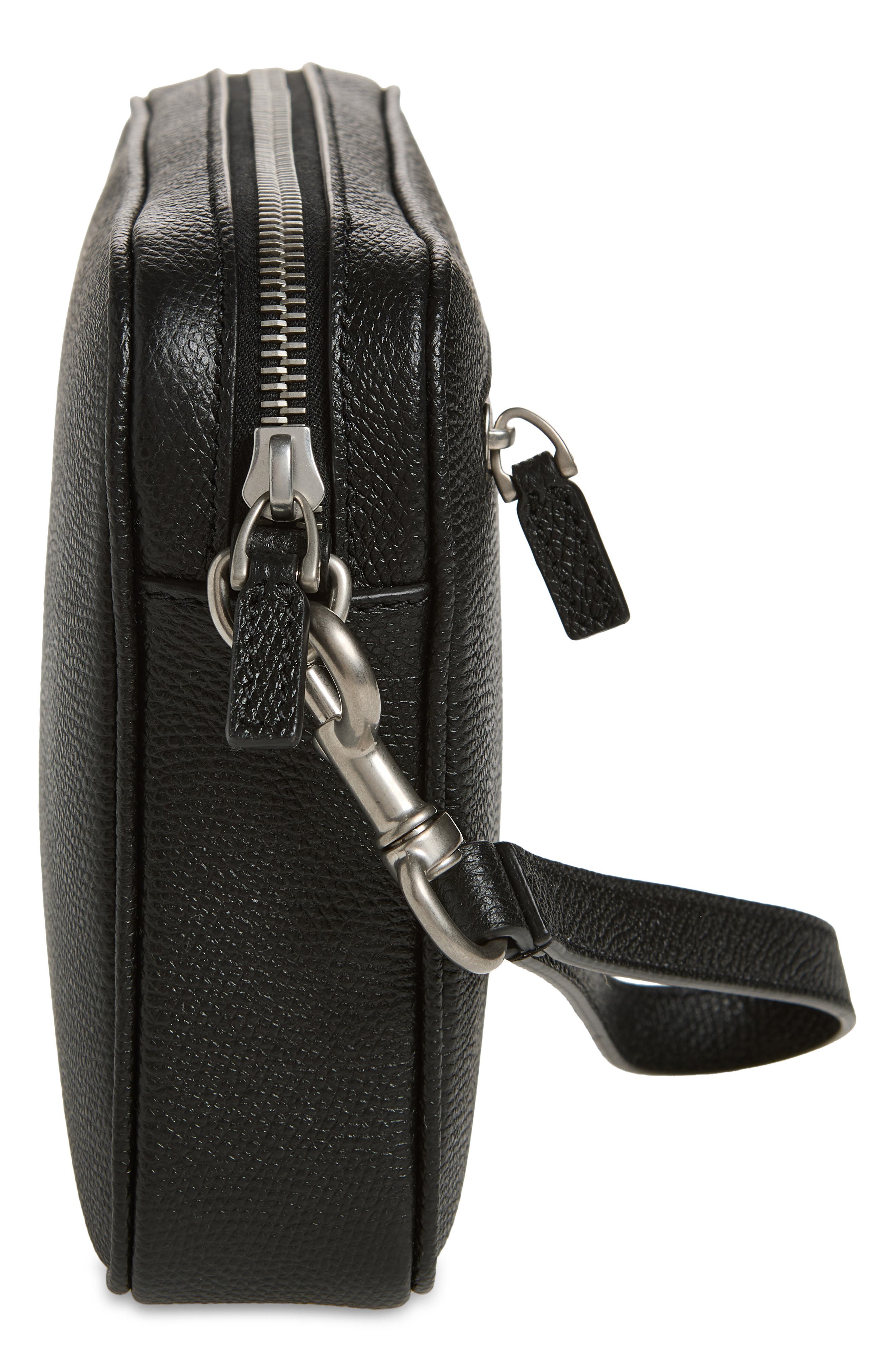 Signature VLOGO Zip Pouch, Alternate, color, BLACK
