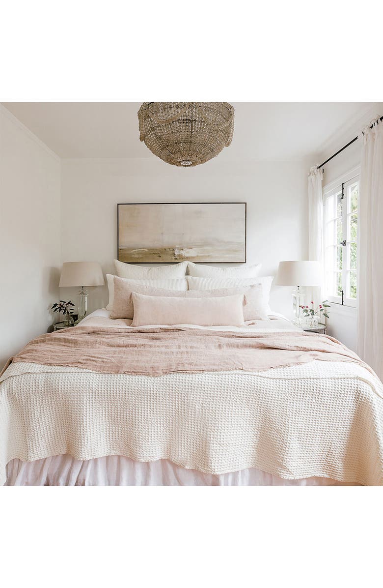 Pom Pom at Home Bianca Accent Pillow, Alternate, color, Blush