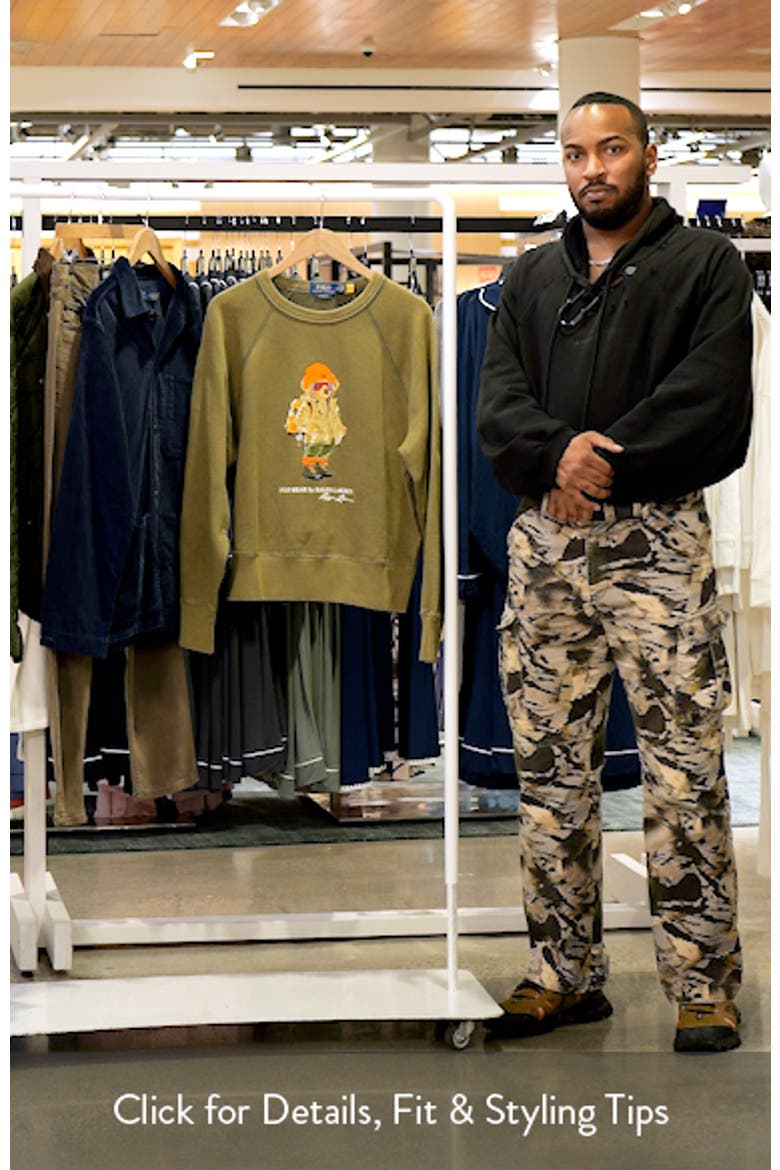 Polo Bear Graphic Fleece Sweatshirt video