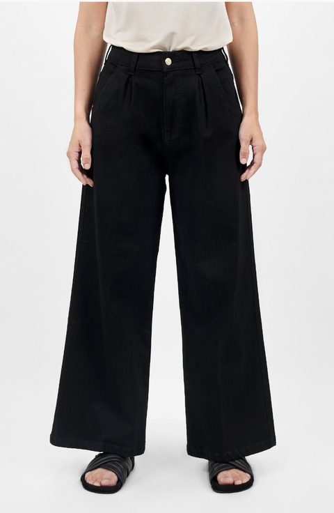 Los Angeles Wide Leg Jeans in Celeste