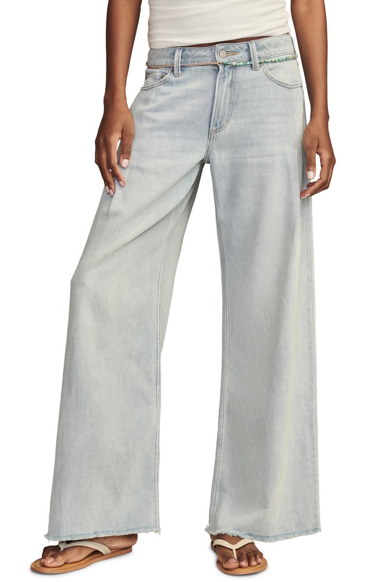 Lucky Brand Palazzo Jeans, Main, color, The Chills