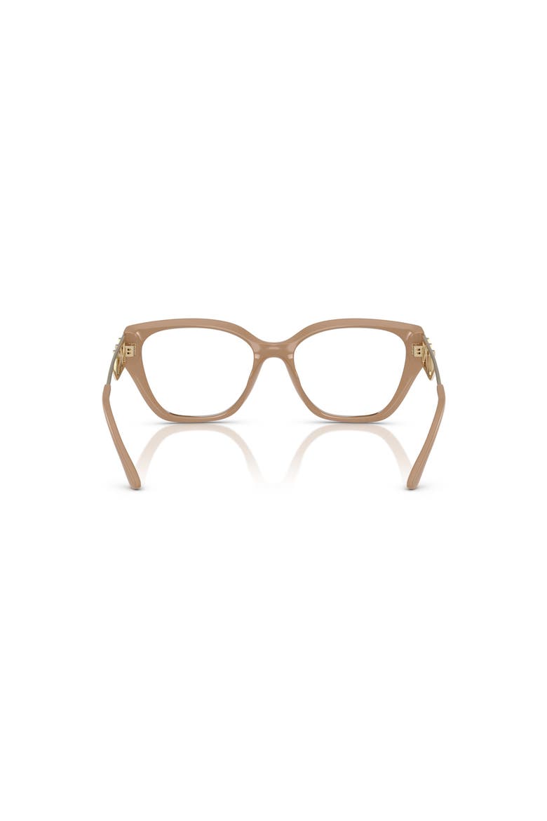 54mm Square optical glasses, Alternate, color, Beige