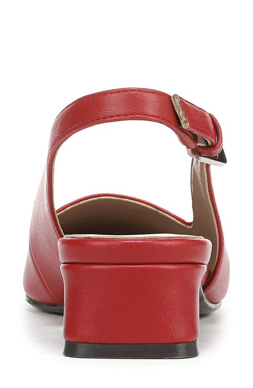 Naturalizer Ginger Slingback Pump In Red
