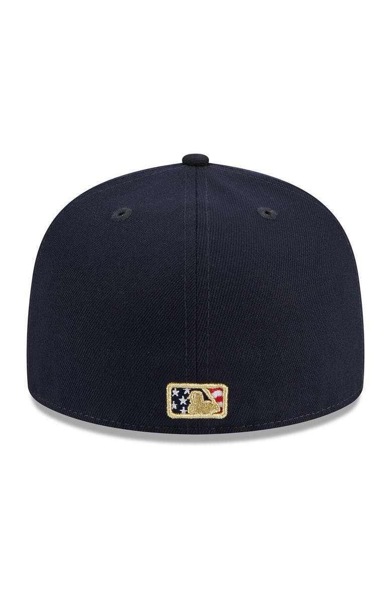New Era Men's New Era  Navy New York Yankees 2023 Fourth of July 59FIFTY Fitted Hat, Alternate, color, 