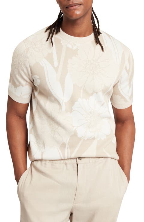 Baryn Floral Short Sleeve Sweater