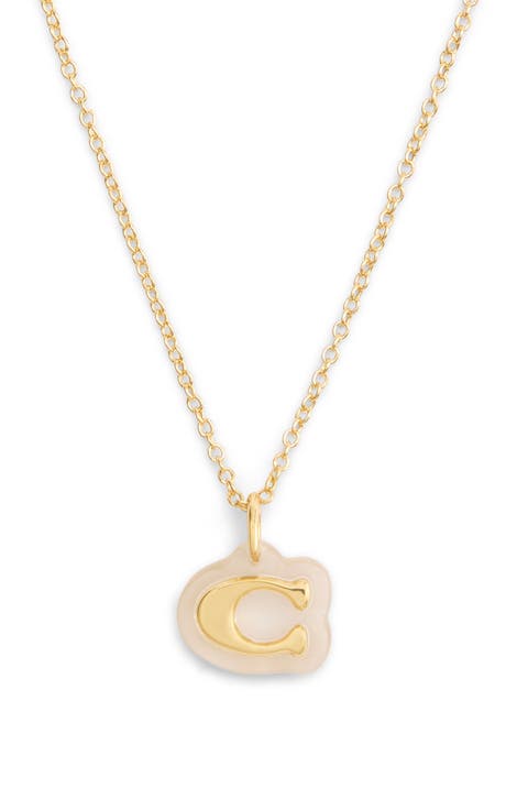 Logo Pendant Necklace