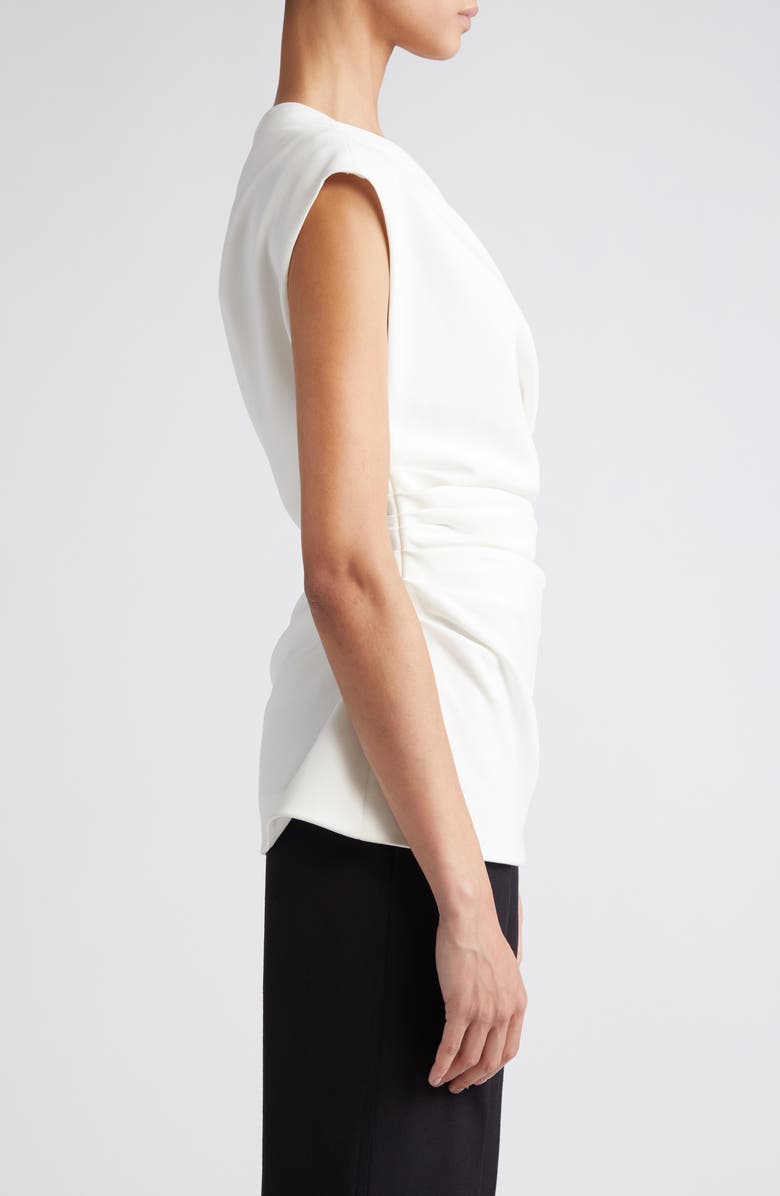 Proenza Schouler One-Shoulder Matte Crepe Top, Alternate, color, 