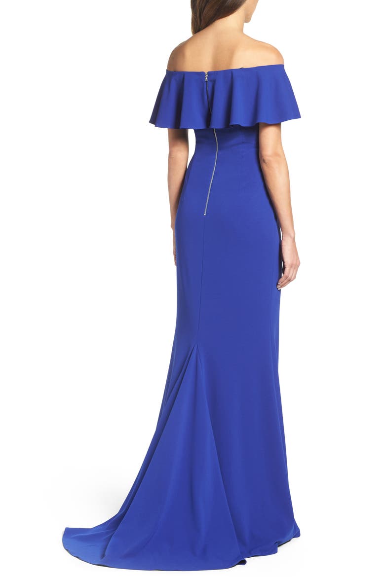 Off the Shoulder Gown, Alternate, color, NEPTUNE