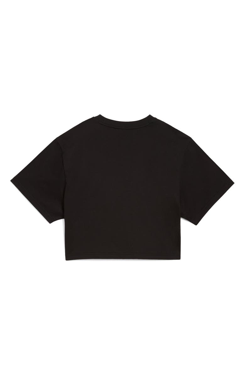 PUMA x Rosé Relaxed Fit Crop T-Shirt, Alternate, color, Puma Black