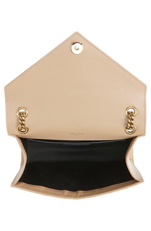 Saint Laurent Medium Cassandra Quilted Leather Envelope Bag
