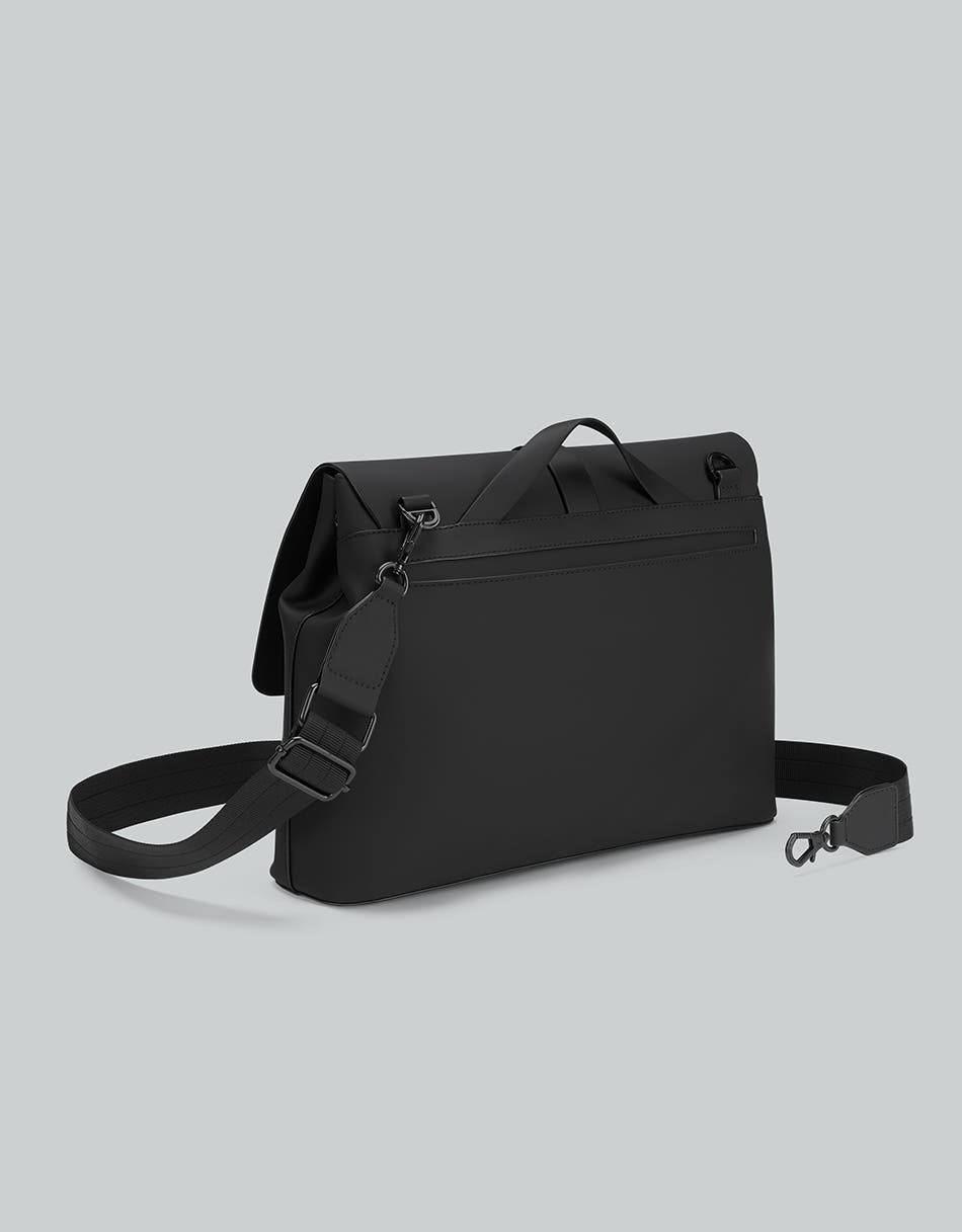 Gaston Luga Spläsh Crossbody Large 14" - Black, Alternate, color, Black