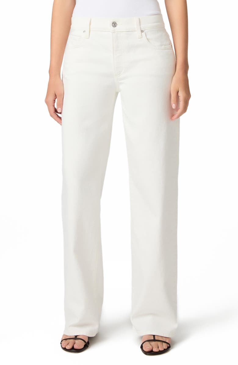PAIGE Dana Low Rise Relaxed Straight Leg Jeans, Main, color, Tonal Ecru