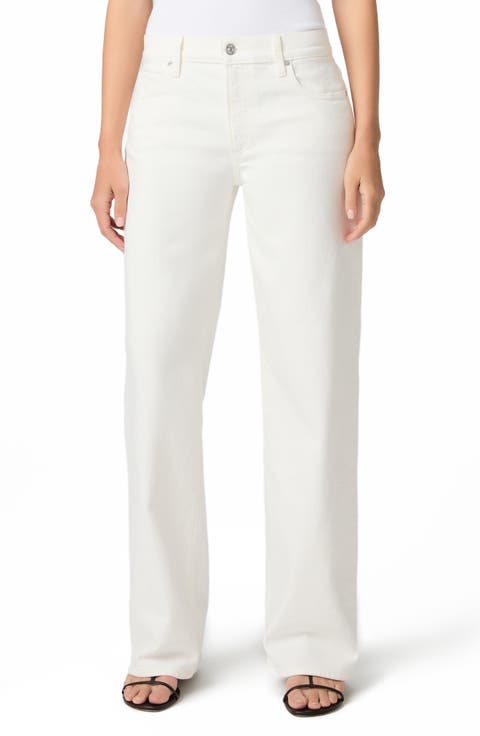Dana Low Rise Relaxed Straight Leg Jeans (Tonalecru)