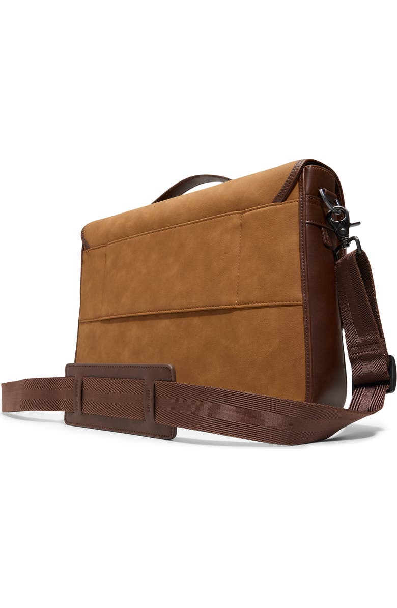 Ted Baker London Irvine Messenger Bag, Alternate, color, Hamilton Nubuck/ Brown Stone