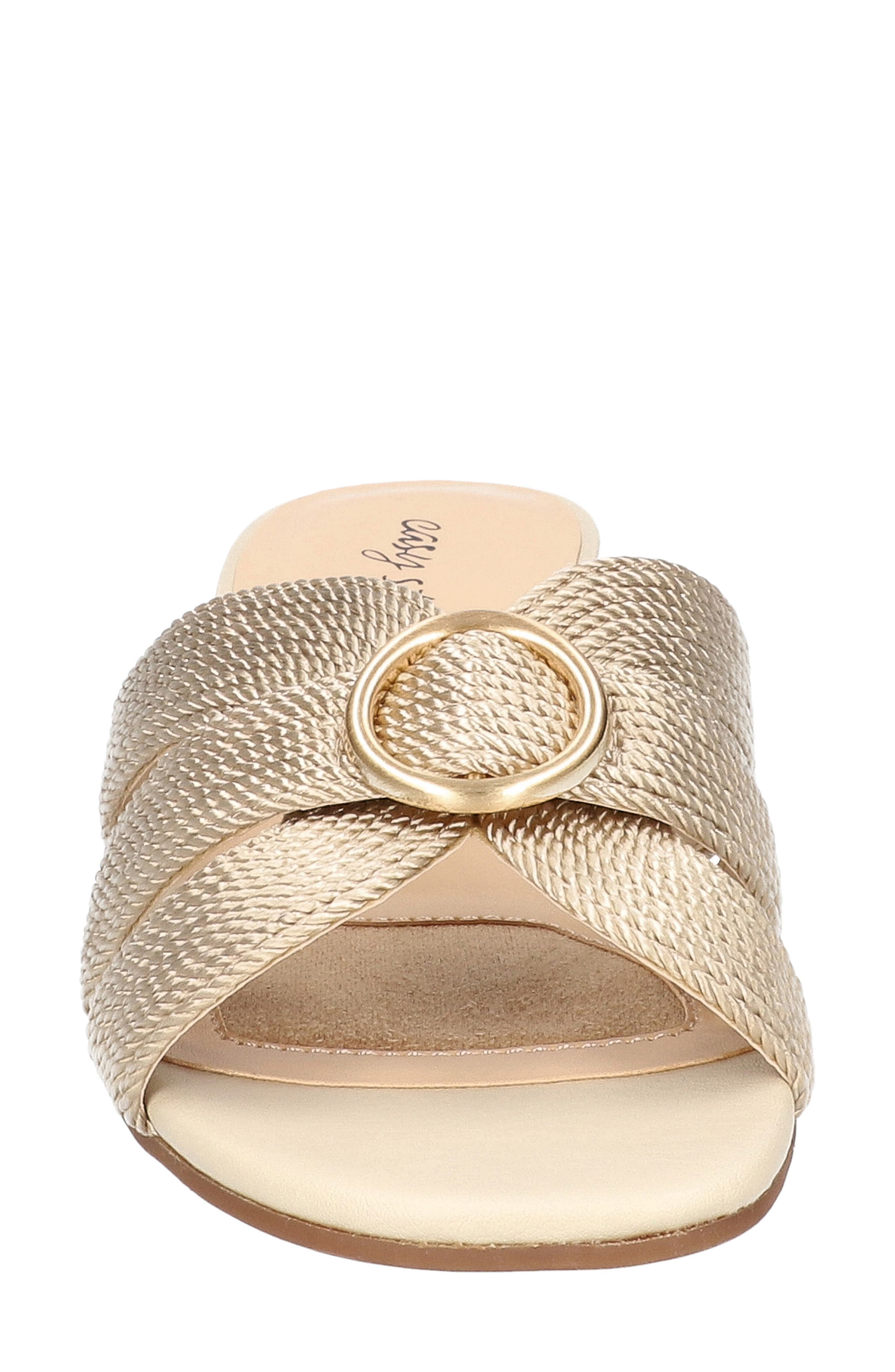 Onyx Slide Sandal, Alternate, color, BEIGE WOVEN