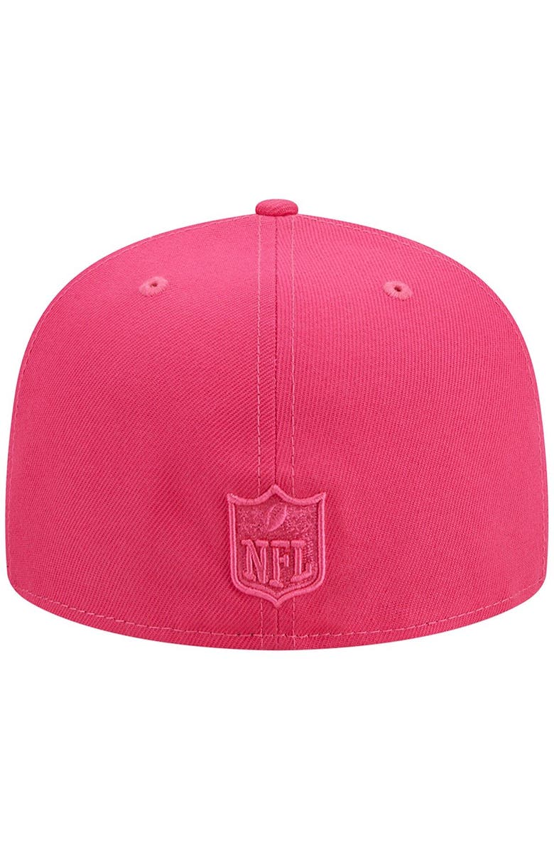 New Era Men's New Era Pink New York Giants Color Pack 59FIFTY Fitted Hat, Alternate, color,