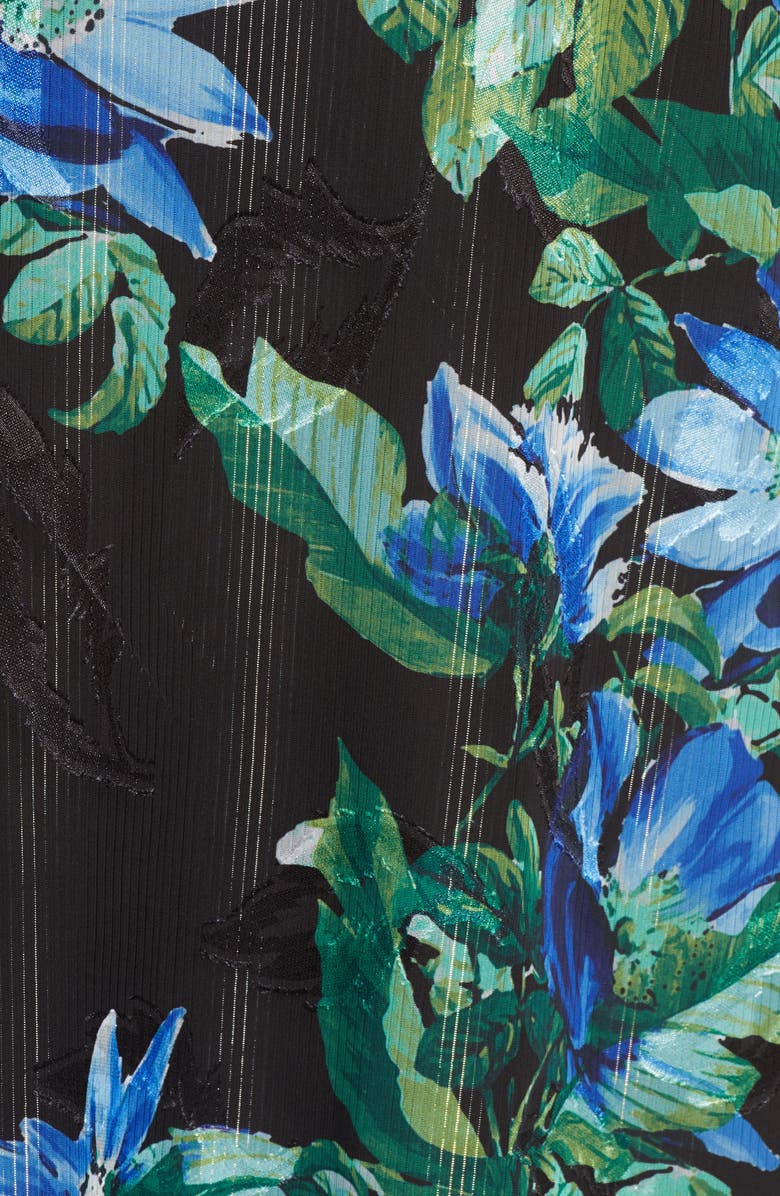 Marée Pour Toi Floral Print Two-Piece Maxi Dress, Alternate, color, 