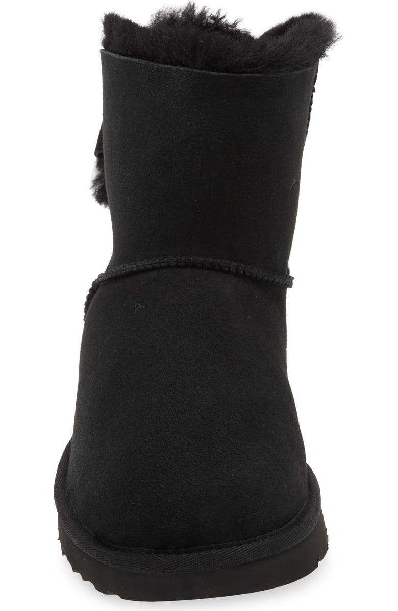 UGG<sup>®</sup> Classic Heritage Bow Genuine Shearling Bootie, Alternate, color,