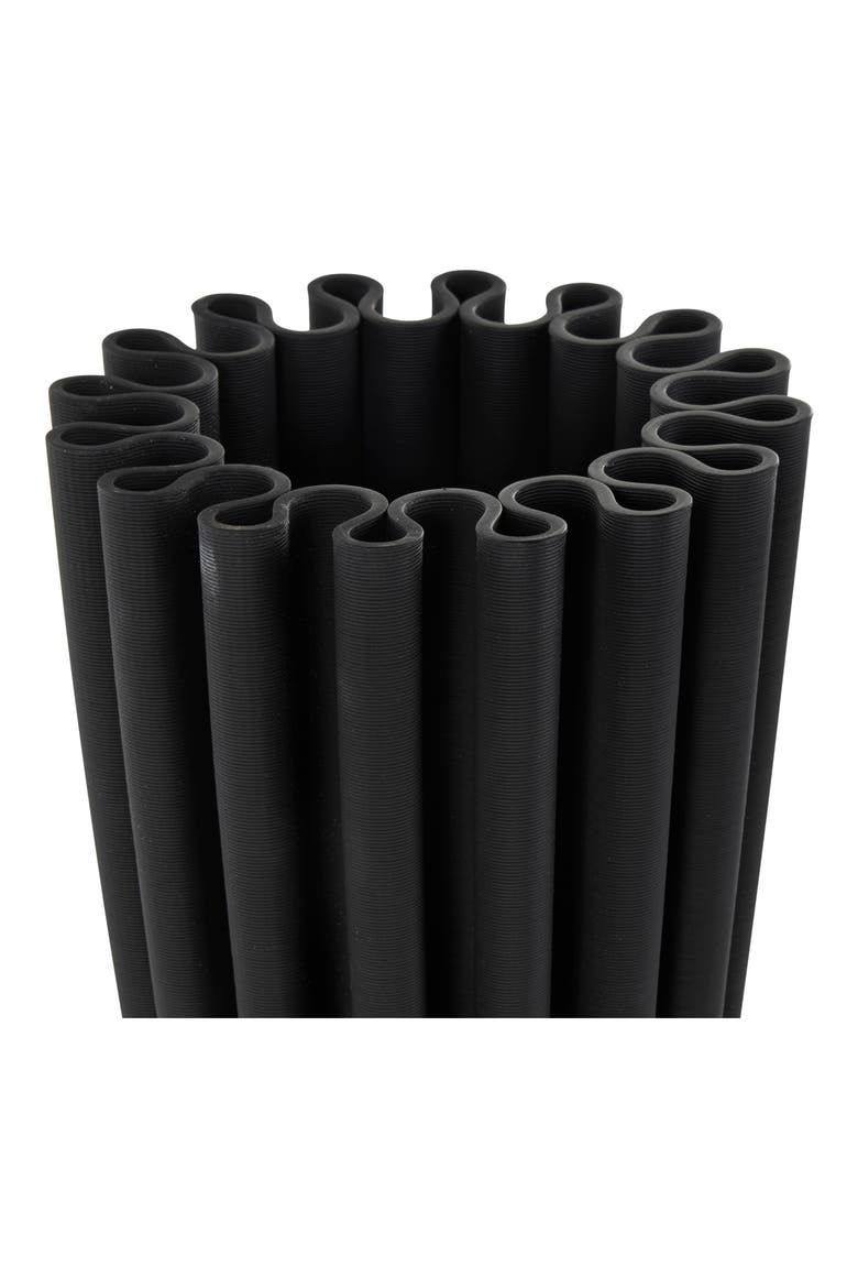 Ceramic Vase, Alternate, color, BLACK