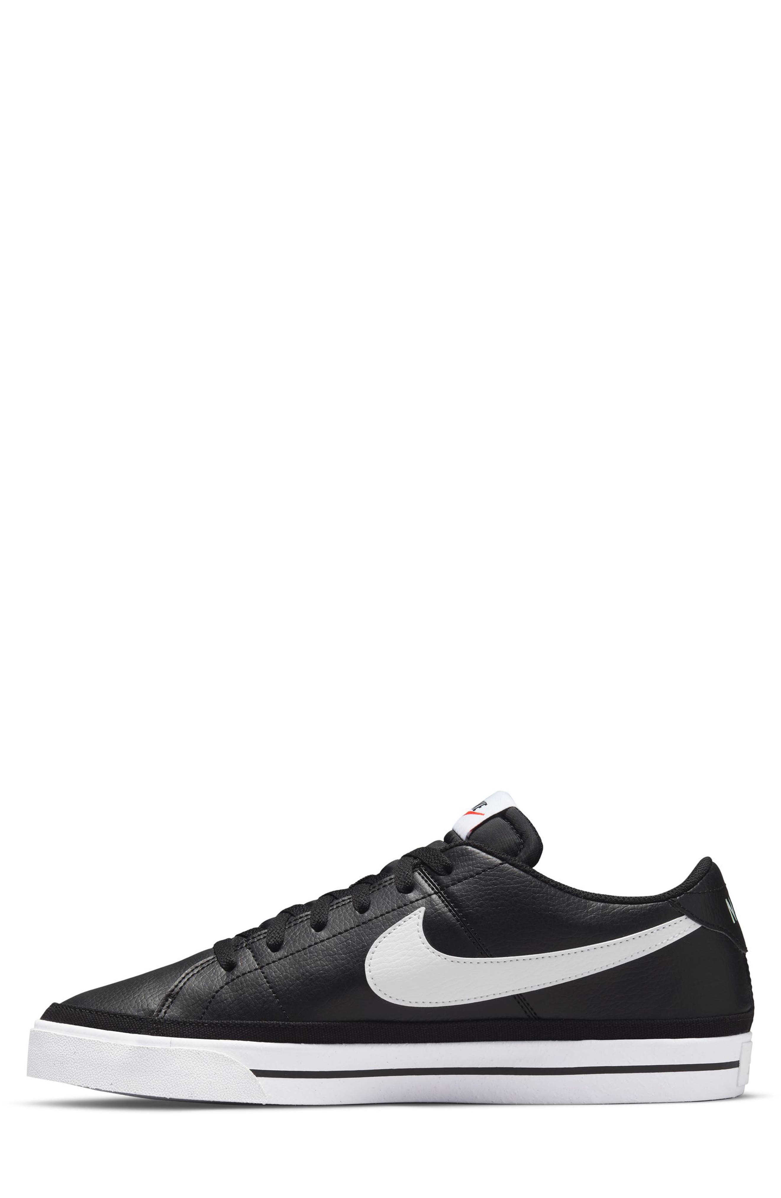 Nike Court Legacy Sneaker, Alternate, color, 001 Black/White
