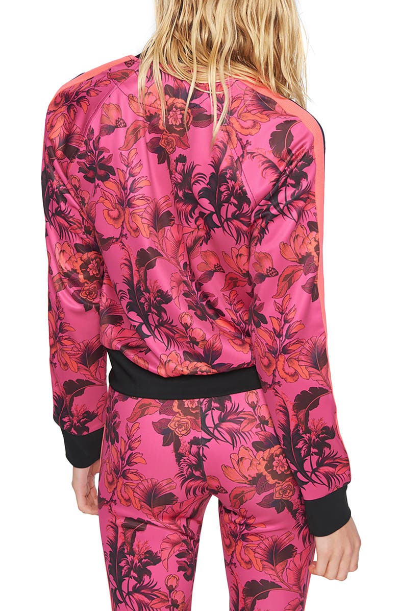 Pam & Gela Paradise Crop Track Jacket, Alternate, color, 