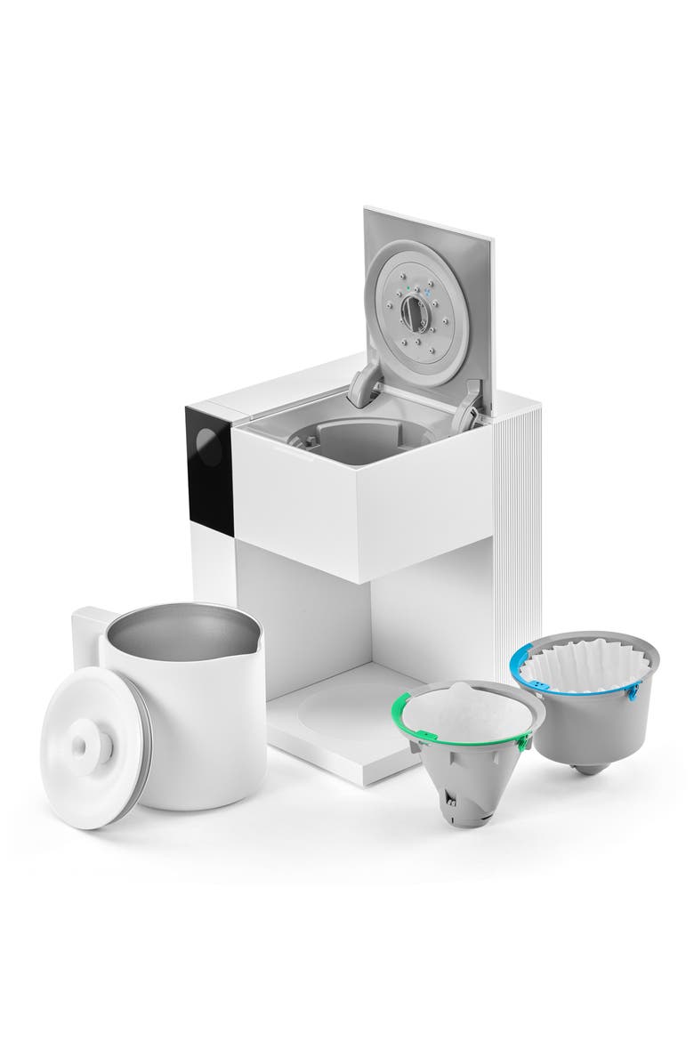 Aiden Precision Coffee Maker, Alternate, color, MATTE WHITE