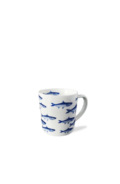 School of Fish Mug  - Porcelain - Set 4