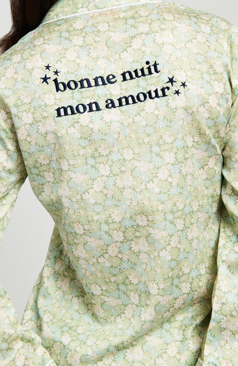 Project REM Peppermint Floral Cotton Sateen Pajamas, Alternate, color, 