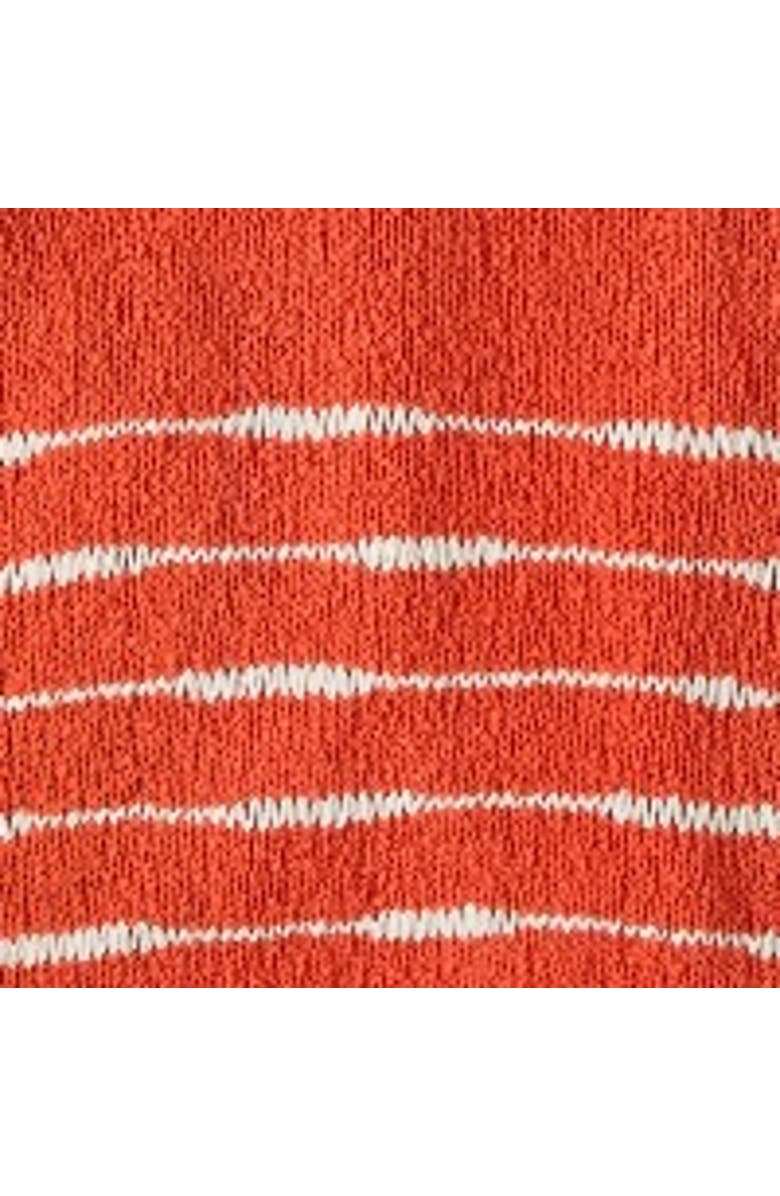 Celtic & Co. Drop Stitch Breton Sweater, Alternate, color, Burnt Orange