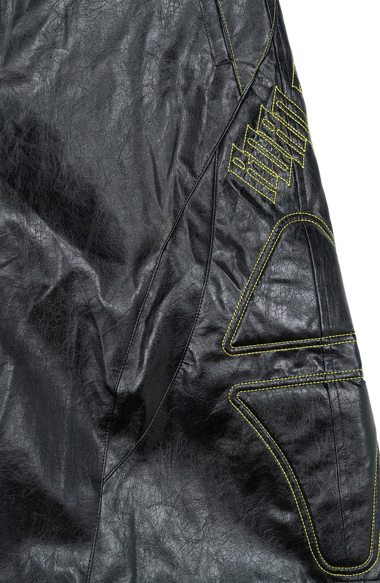 RtA Rami Biker Shorts, Alternate, color, Black