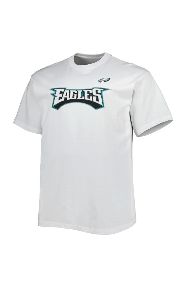 FANATICS Men's Fanatics Branded White Philadelphia Eagles Big & Tall Hometown Collection Hot Shot T-Shirt, Alternate, color, White