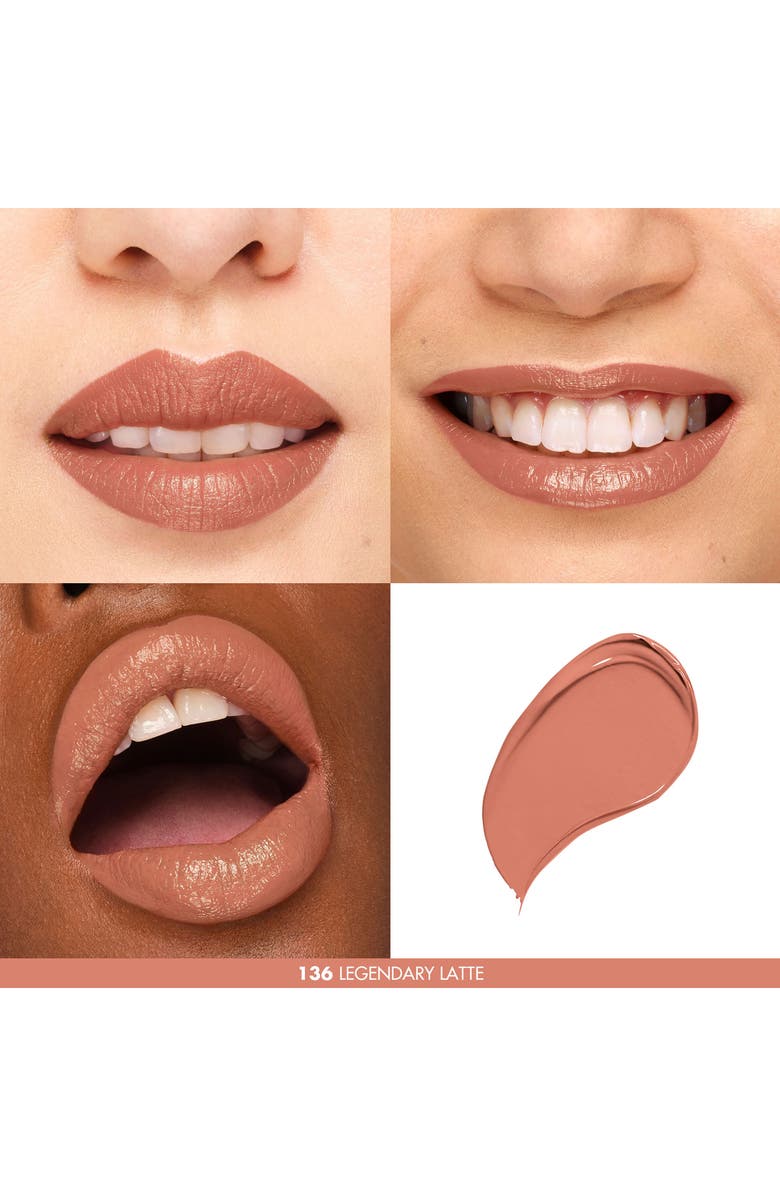 Make Up For Ever Rouge Artist For Ever Satin Lipstick, Alternate, color, 136 - Legendary Latte