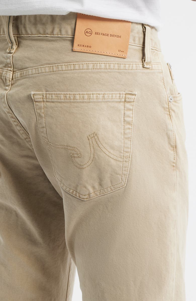 AG Tellis Slim Fit Selvedge Jeans, Alternate, color, Sulfur Dry Dust