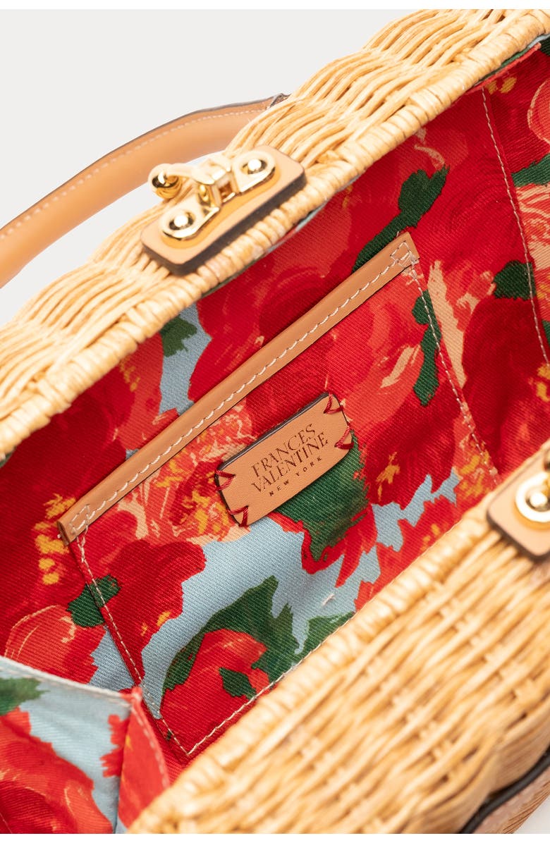 Frances Valentine Lady Basket Wicker Handheld Bag, Alternate, color, Toast