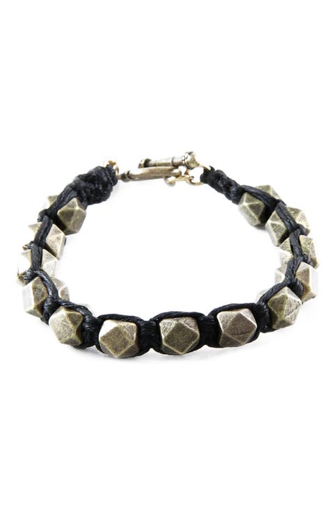 Ettika Men's Geometric Woven Bracelet