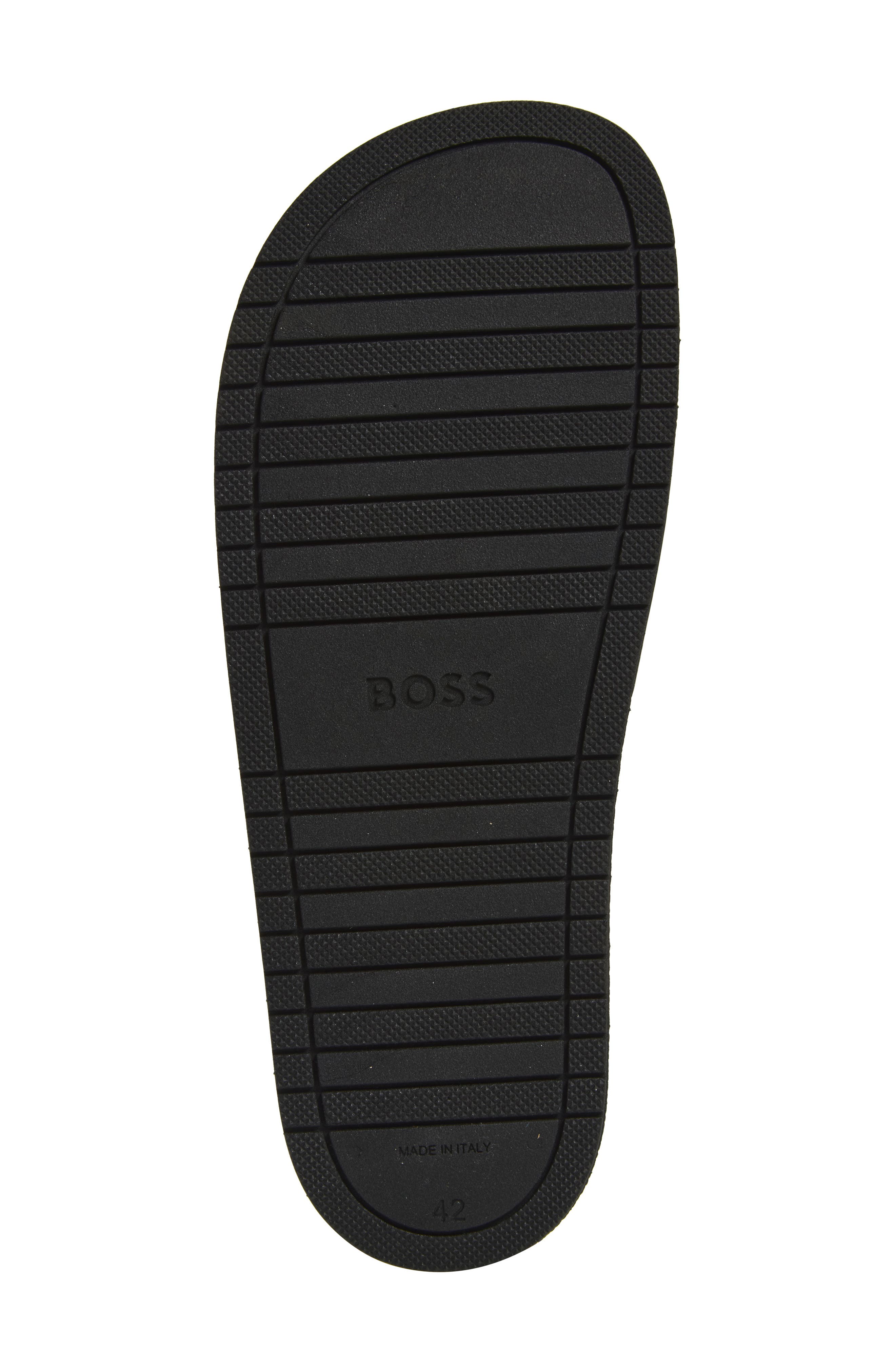 Aryeh Slide Sandal, Alternate, color, BLACK