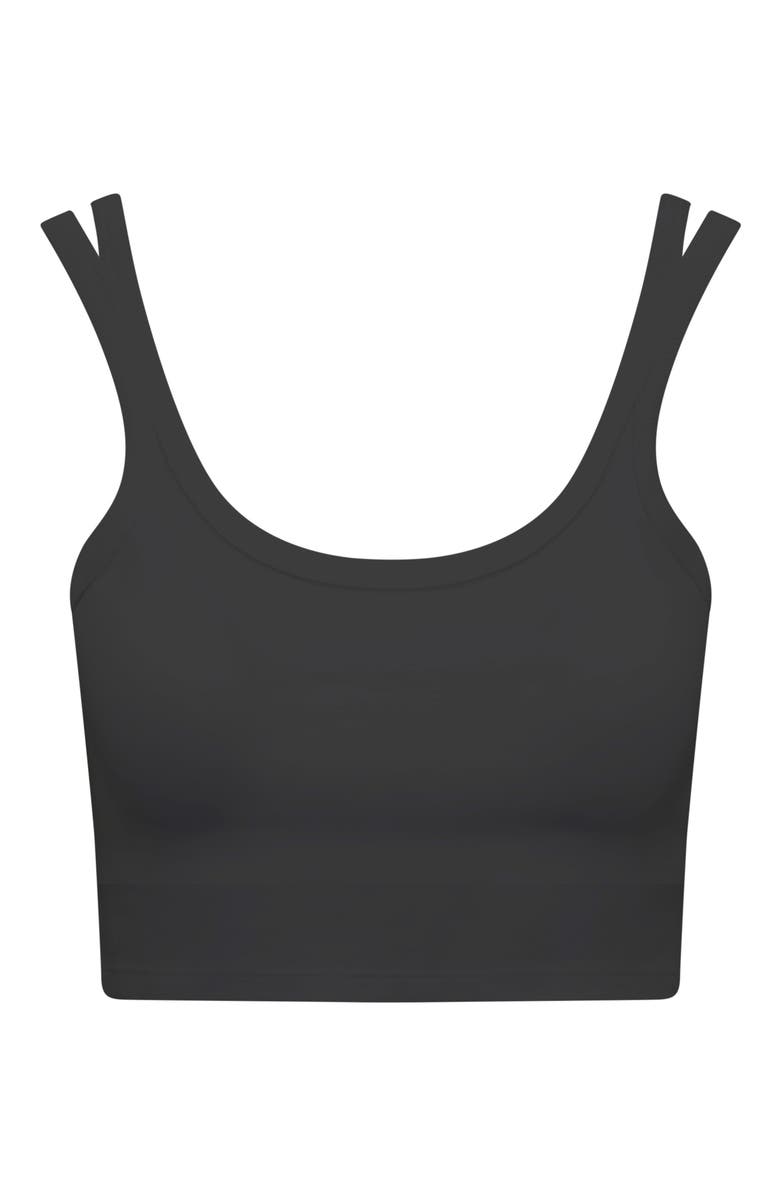 Nudea The Organic Cotton Cropped Tank, Alternate, color, Black